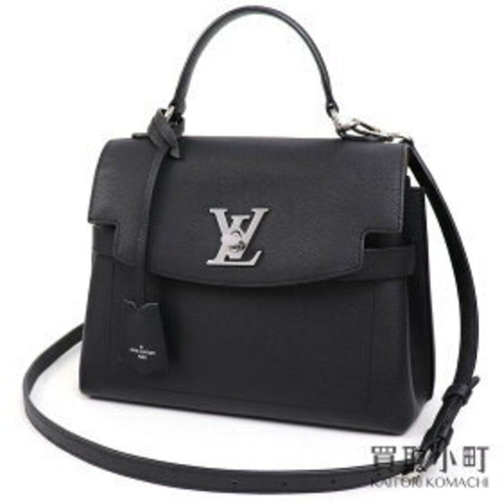 Louis Vuitton Lockme Ever Noir Black Calfskin Bag LV Twist Crossbody Sling